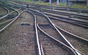 A picture of converging tracks to illustrate Clive Miller's article about the importance of planning in selling anything.