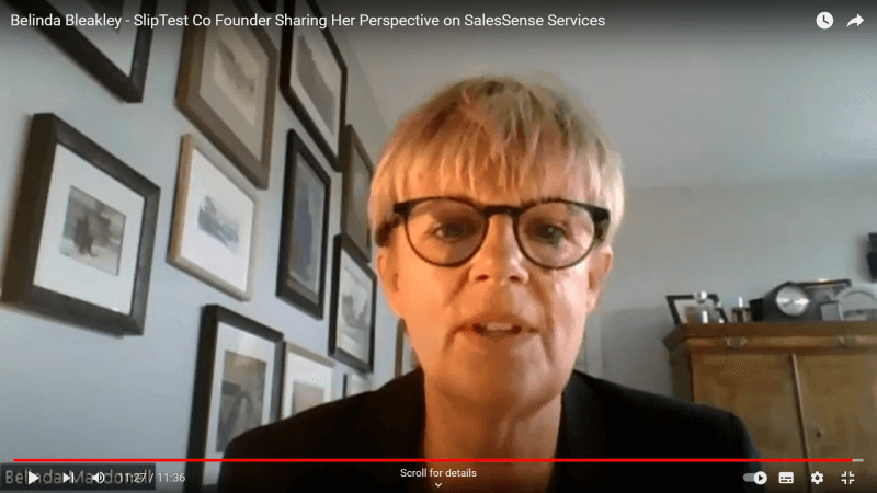 A still from a video testimony.